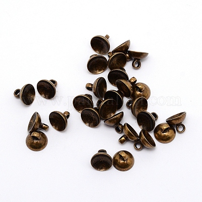 Brass Ornate Bead Caps - 4