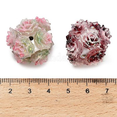 Polymer Ton Strass Perlen&nbsp;RESI-D015-02-1