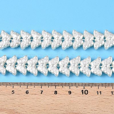 Chapelets perles en verre transparent peint par pulvérisation&nbsp;GLAA-N001-43-1