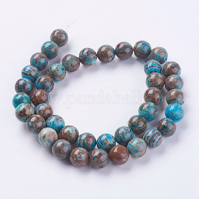 Chrysocolla Beads Rondelle Semiprecious Wholesale Gemstone Beads A 35 cm Strand 3-4 mm Grade