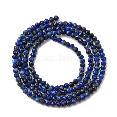 Natürlicher Lapislazuli Perlenstränge&nbsp;X-G-D165-B-2mm-1