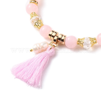 Mehrlagige Stretch-Perlen-Armbänder Sets&nbsp;BJEW-JB05756-02-1