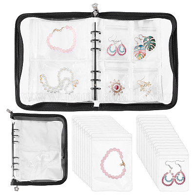 1pc 10pcs Jewelry Storage Bags, Transparent Jewelry Sealing Bags