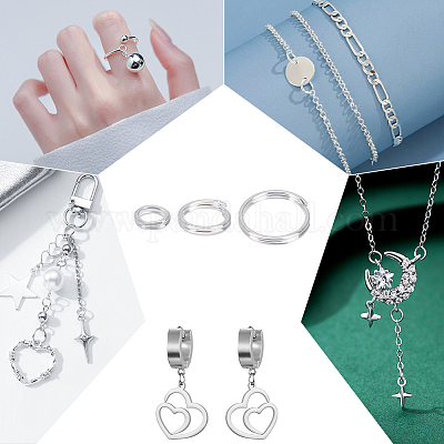 24 pz 3 stili 925 anelli divisi in argento sterling&nbsp;STER-AR0001-13-1
