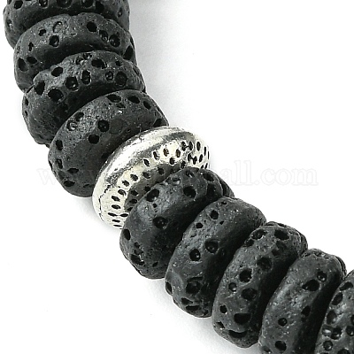 Braccialetti con perline rotonde in pietra naturale da 4/6/8 mm