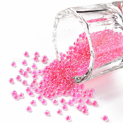 11/0 Grade A Transparent Glass Seed Beads X-SEED-N001-F-255-1