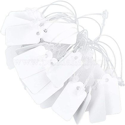 FINGERINSPIRE 500Pack White Marking Tags Price Tags(0.9x0.5inch) with 3