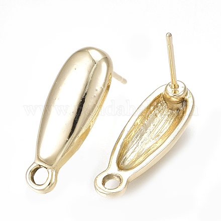 Accessoires de clous d'oreilles en alliage PALLOY-T055-58-1