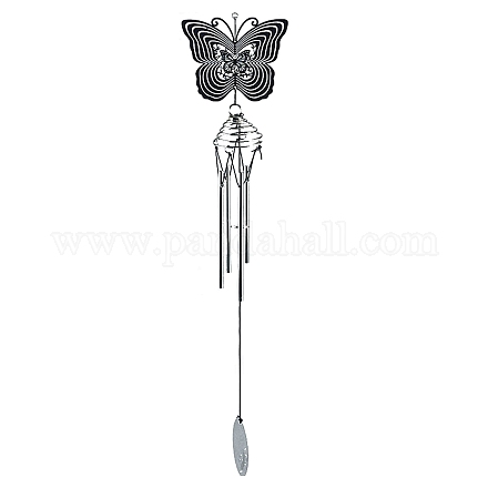 Butterfly Stainless Steel Wind Spinners PW-WG39737-01-1