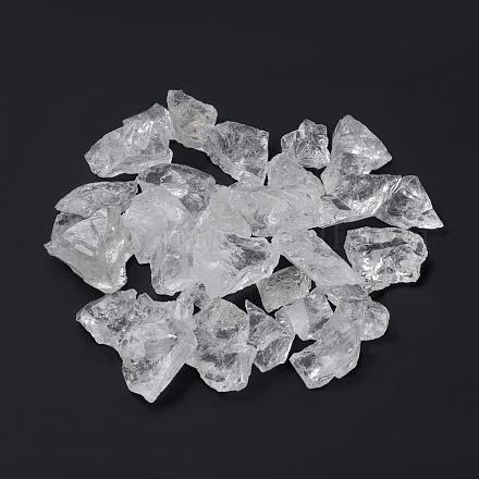 Cuentas de cristal de cuarzo naturales crudos ásperos G-F710-04-1