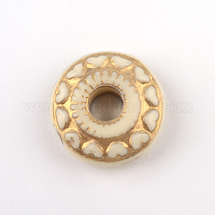 Perles acryliques de plate ronde PACR-Q102-211A-1