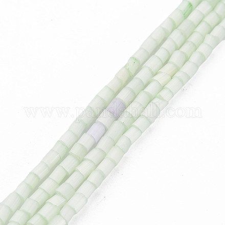 Brins de perles de style tache de soie en verre GLAA-N047-001A-06-1