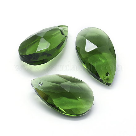 Faceted Glass Pendants GLAA-F069-L-A05-1