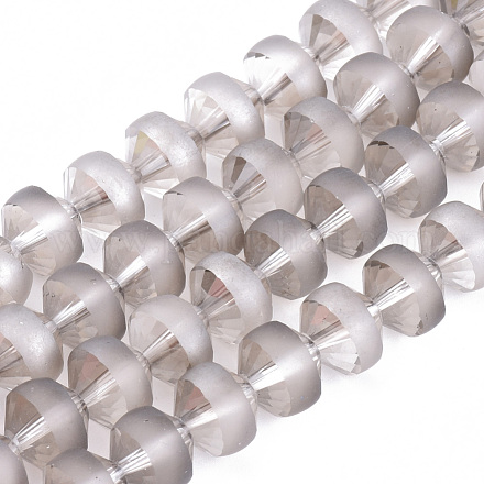 Chapelets de perles en verre électroplaqué EGLA-T003-10mm-E01-1