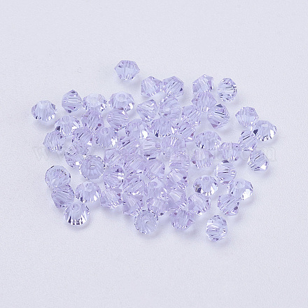 Abalorios de cristal austriaco de imitación SWAR-F022-3x3mm-212-1