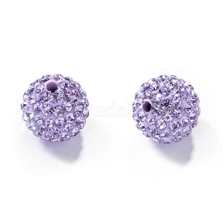Pave Disco Ball Beads RB-H258-10MM-371-1