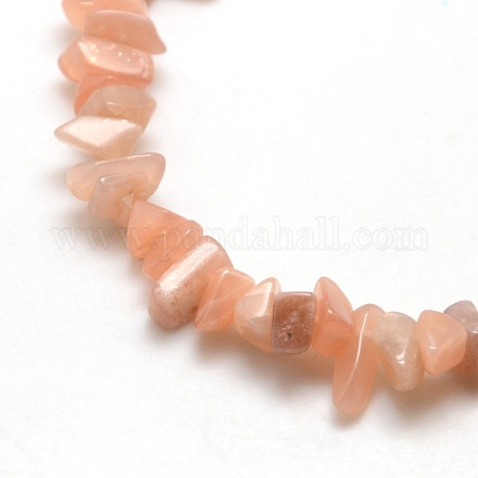 Natural Peach Moonstone Beads Strands G-L168A-20-1