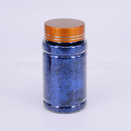 ホイルチップフレーク  ネイルアートの装飾の付属品  ブルー  ボトル：87x46mm MRMJ-WH0063-08C-1