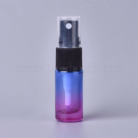 5ml Gradient Color Glass Spray Bottles MRMJ-WH0059-12E-1