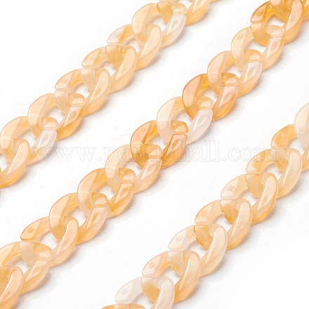 Acrylic Curb Chains SACR-P065-R06-1