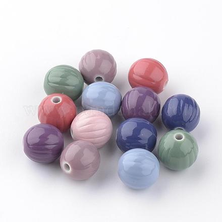Perles en cuisson peinture acrylique ACRP-Q019-02-1