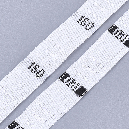 衣類サイズラベル（160)  服飾材料  サイズタグ  ホワイト  12.5mm  約10000個/袋 OCOR-S120D-34-1