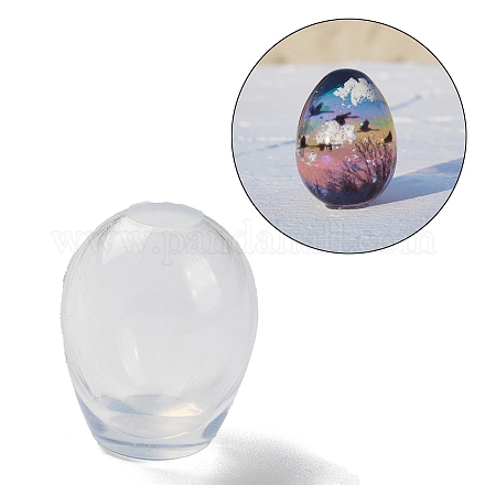 Moldes de silicona diy para decoración de mini huevos 3d X-SIL-F005-01A-1