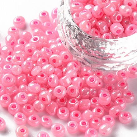 (Repacking Service Available) Glass Seed Beads SEED-C020-4mm-145-1