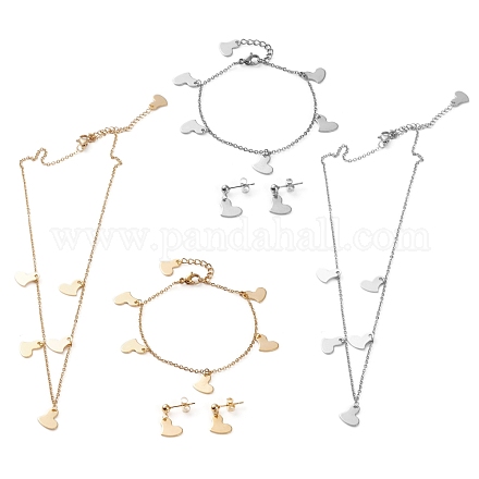 Kits de bijoux en 304 acier inoxydable SJEW-Z001-15-1