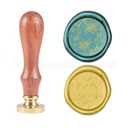 Wax Seal Stamp Set AJEW-WH0131-510-1