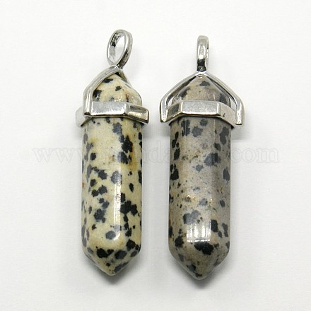 Gemstone Double Terminated Pointed Pendants G-N0037-06-1