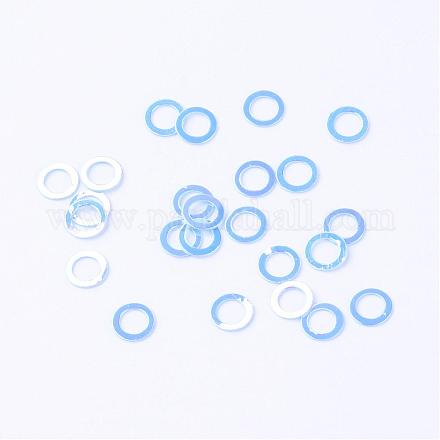 Ornament Accessories Disc Plastic Paillette Beads PVC-R017-0570-1