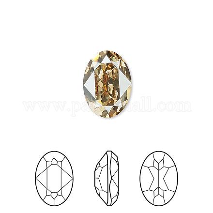 Cabochons en strass de cristal autrichien 4120-25x18-001GSHA(F)-1