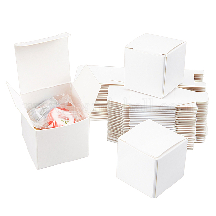 Pandahall little kraft gift candy box bulk confezione regalo kraft piccola da 1.5x1.5x1.5 pollice CON-WH0062-04B-1
