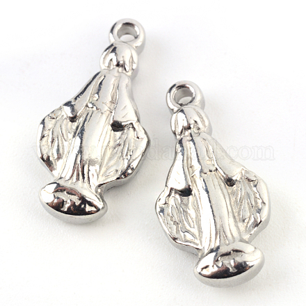 Vierge marie 304 pendentifs femme en acier inoxydable STAS-Q192-64-1