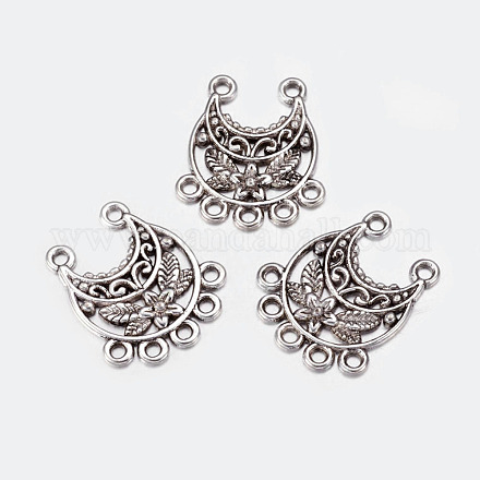 Tibetan Style Alloy Chandelier Components Links PALLOY-EA10687Y-AS-NF-1