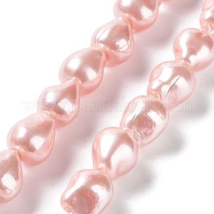 Hebras de perlas de concha electrochapadas BSHE-G035-01B-03-1