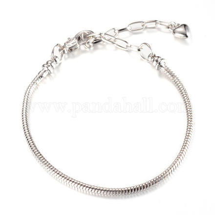 Bracelet en laiton en style européen en bijoux X-KK-S756-20cm-01P-1