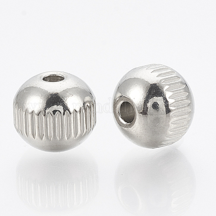 Intercalaire perles en 304 acier inoxydable STAS-T034-4mm-01-1