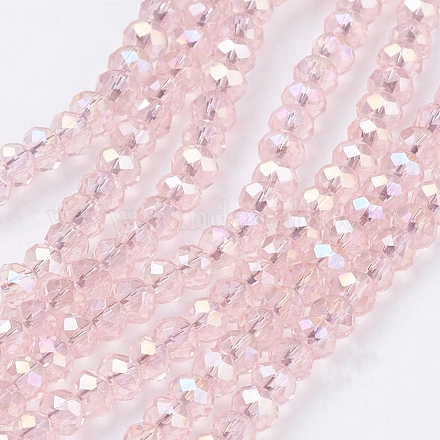 Chapelets de perles en verre électroplaqué EGLA-R048-2mm-31-1