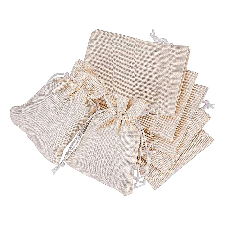Benecreat 25 шт. мешковины из мешковины с шнурком подарочные пакеты сумка для ювелирных изделий для свадебной вечеринки и поделок - 4.7 x 3.5 дюйма ABAG-BC0001-07A-9x12-1
