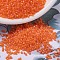 MIYUKI Delica Beads, Cylinder, Japanese Seed Beads, 11/0, (DB0855) Matte Transparent Orange AB, 1.3x1.6mm, Hole: 0.8mm, about 10000pcs/bag, 50g/bag
