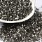 Glass Bugle Beads, Imitation Cat Eye, Cylinder, Dark Slate Gray, 2x1.5mm, Hole: 1.2mm, about 2777pcs/10g