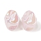 Opaque Acrylic Beads, Nuggets, Pearl Pink, 18x13x13mm, Hole: 1.8mm