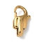 304 Stainless Steel Lobster Claw Clasps, Ion Plating(IP), Golden, 16x9.5x5mm, Hole: 4.5x2mm
