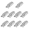 10Pcs 201 Stainless Steel Watch Band Clasps, Rectangle, Stainless Steel Color, 26x9.5x7mm