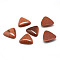 Synthetic Goldstone Cabochons, Triangle, 9.5~10x10x5.5mm