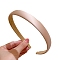 Satin Hair Bands, Misty Rose, 150x130x15mm