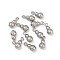 304 Stainless Steel Charms, Polished, Gourd Charm, Anti-Tarnish, Stainless Steel Color, 9.5x4.5x4mm, Hole: 1.2mm