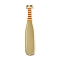Printed Opaque Acrylic Pendants, with Paillette, Bat, Orange, 52.5x9.5x2.5mm, Hole: 1.6mm